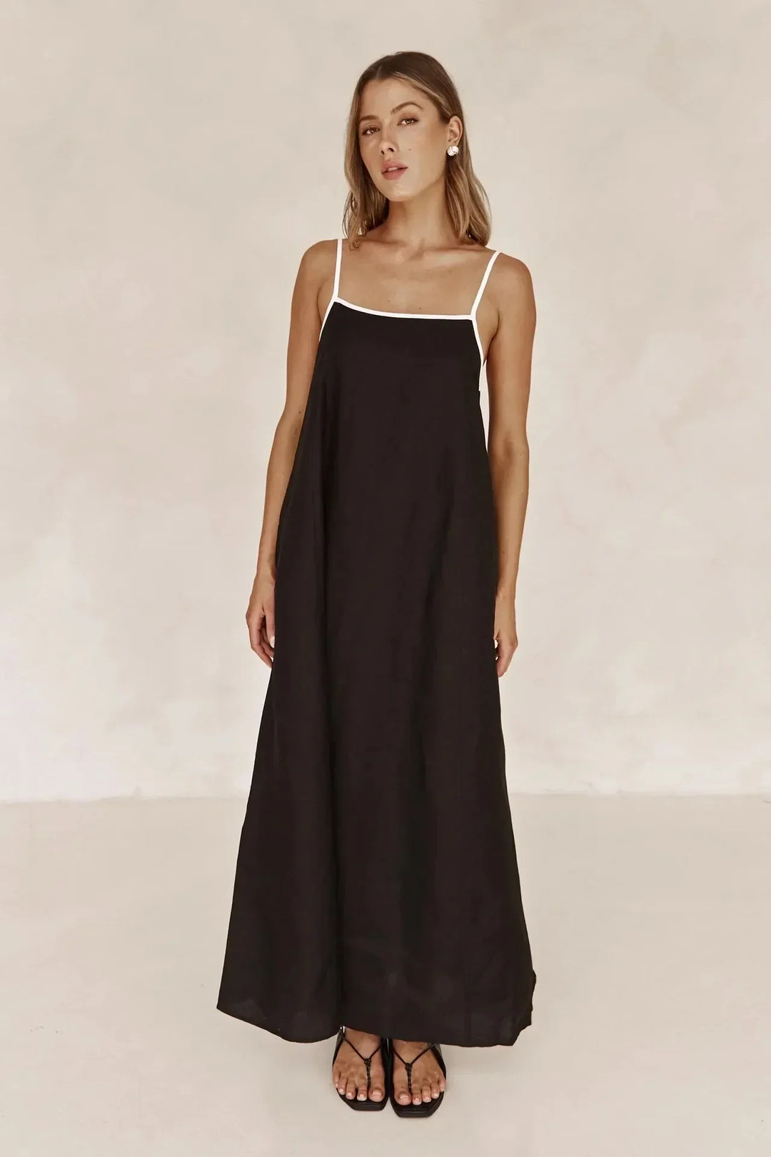 Rosea Flowing Sleeveless Maxi Dress