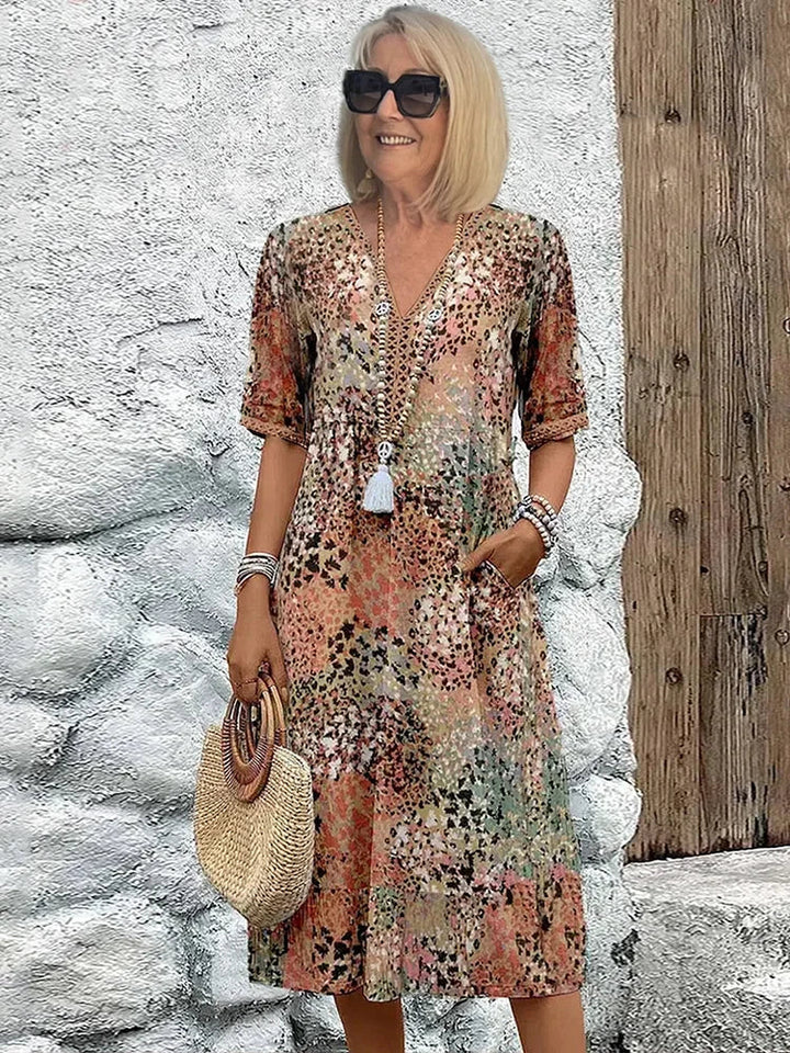 Monica | Elegant Flower Dress