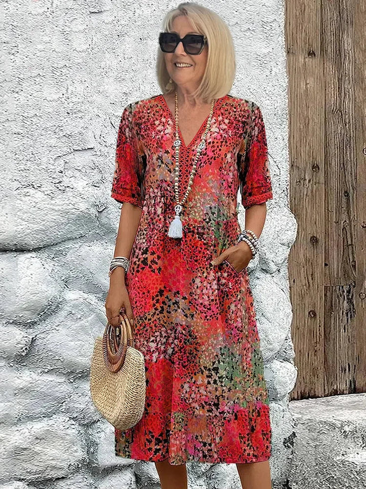 Monica | Elegant Flower Dress