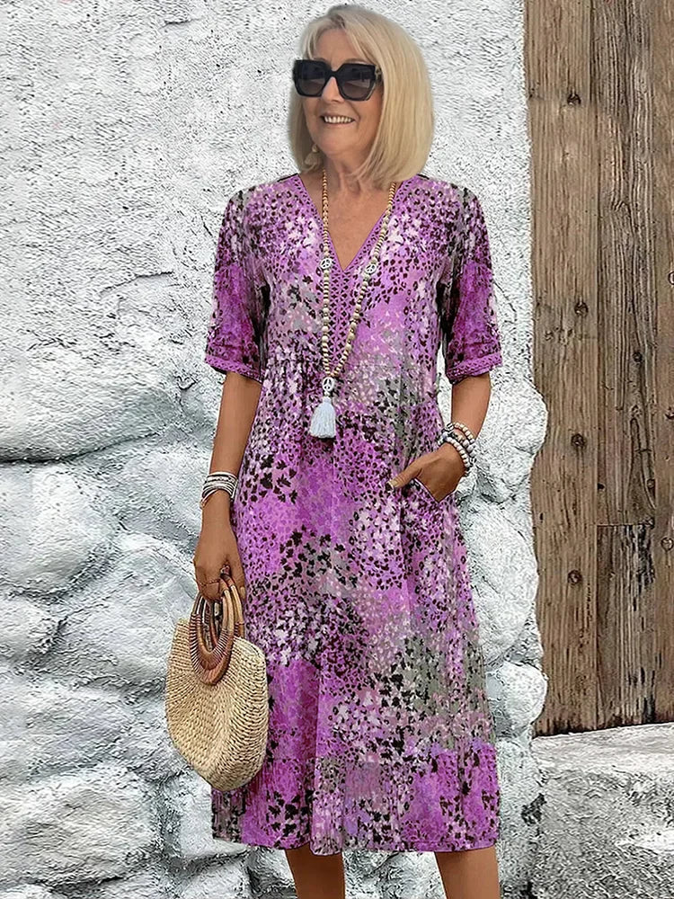Monica | Elegant Flower Dress