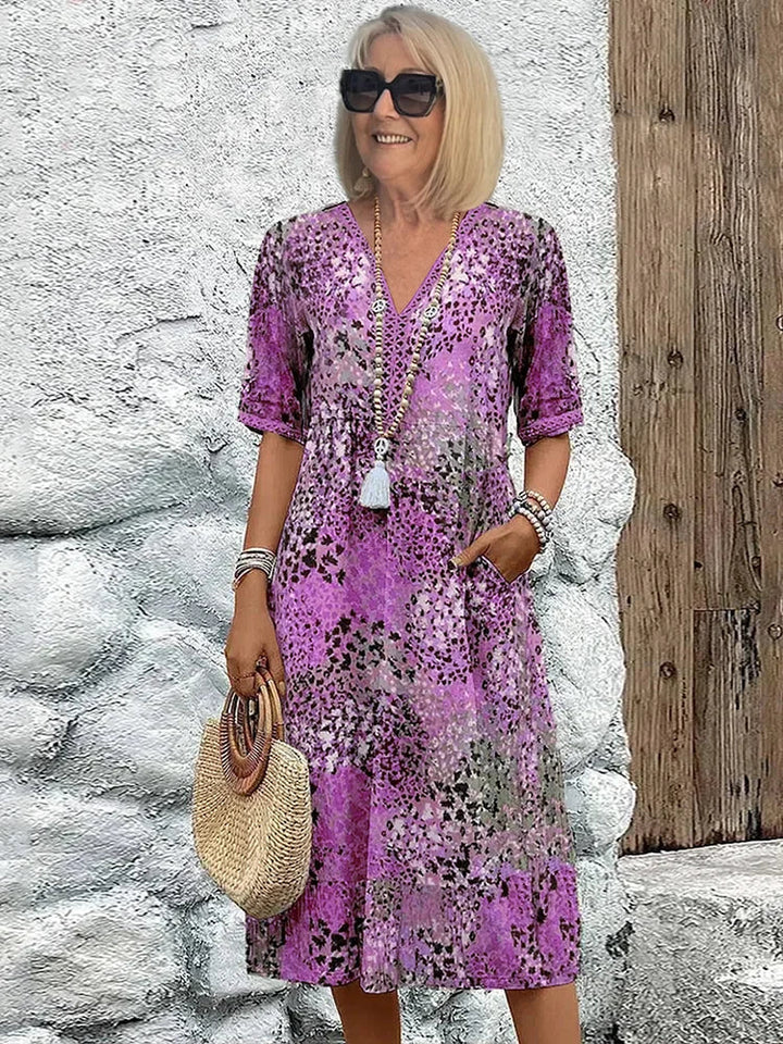 Monica | Elegant Flower Dress
