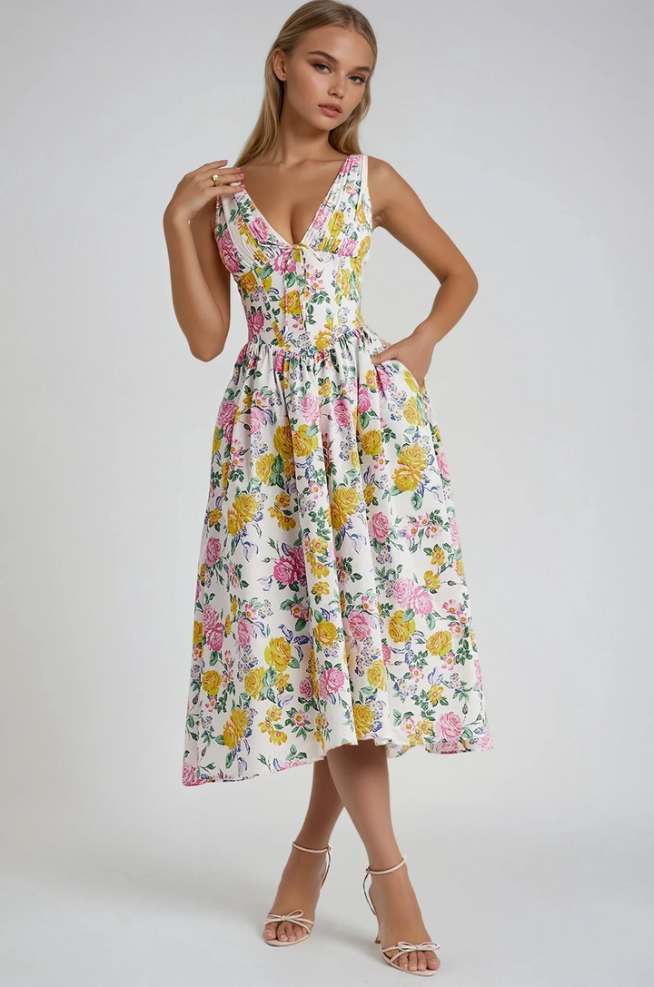 Elegant Summer Rosea Dress