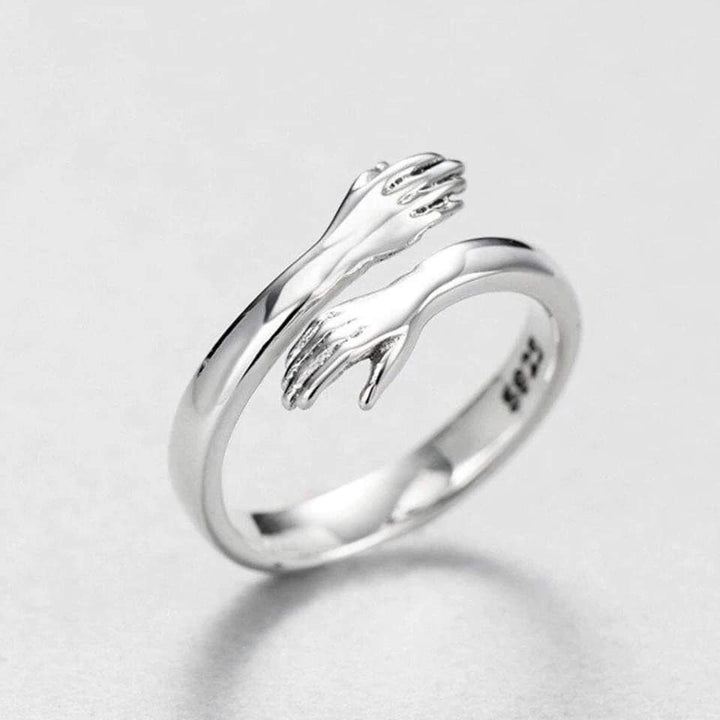 Adjustable Hug Ring made of Silver
