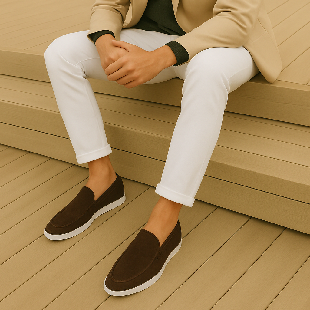 Elegant suede shoes for men