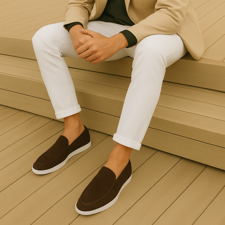 Elegant suede shoes for men