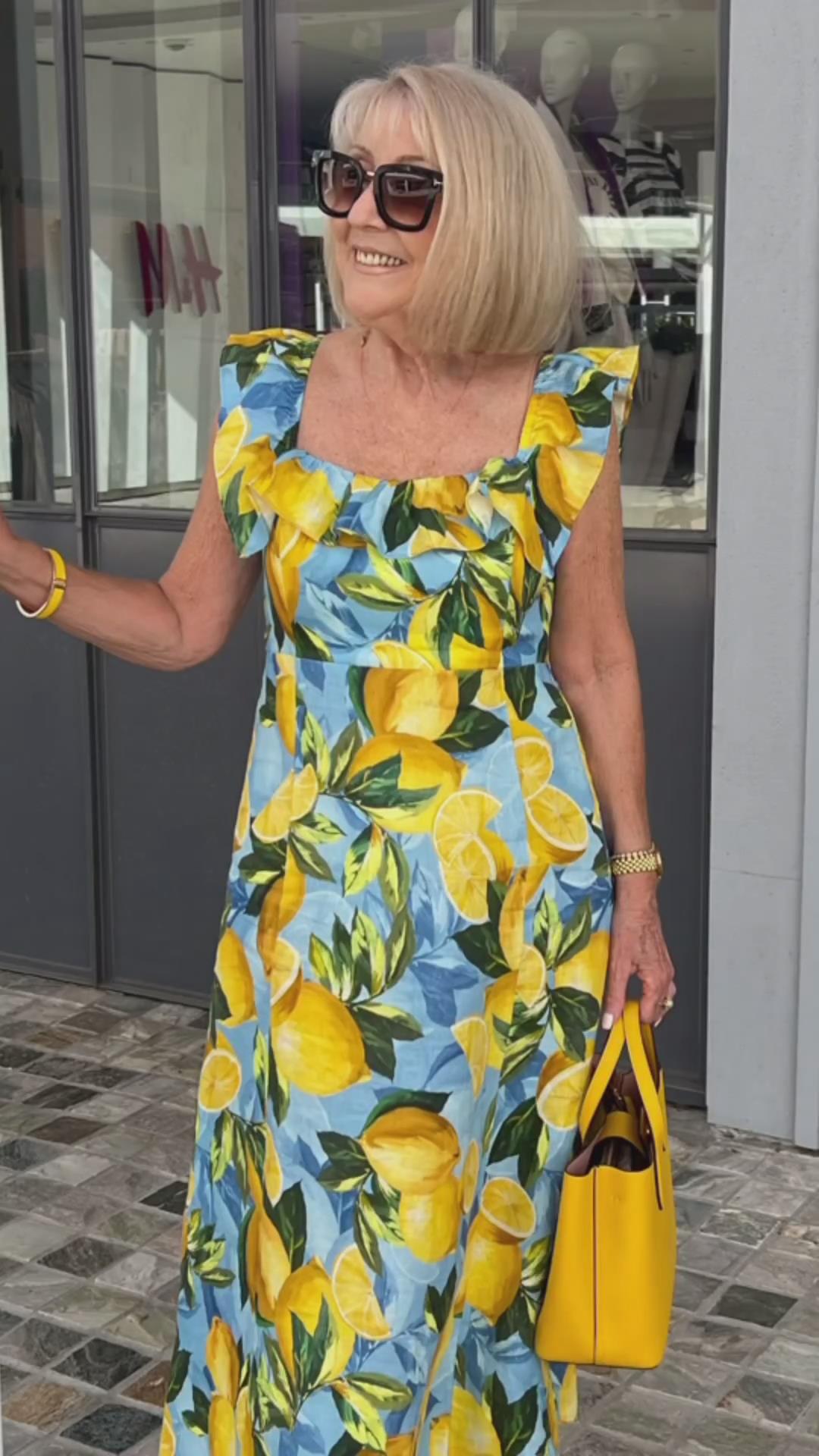 Lemon – Summer Dress with Lemon Print