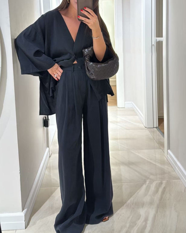 Emma | Casual V-Neck Set