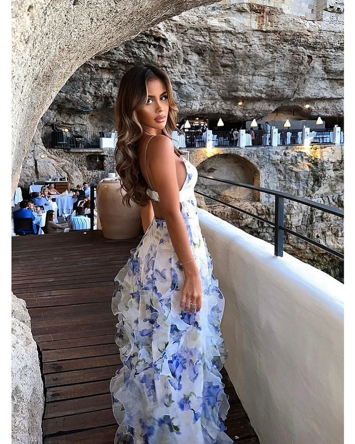 Rosea Enchanting Floral Dress