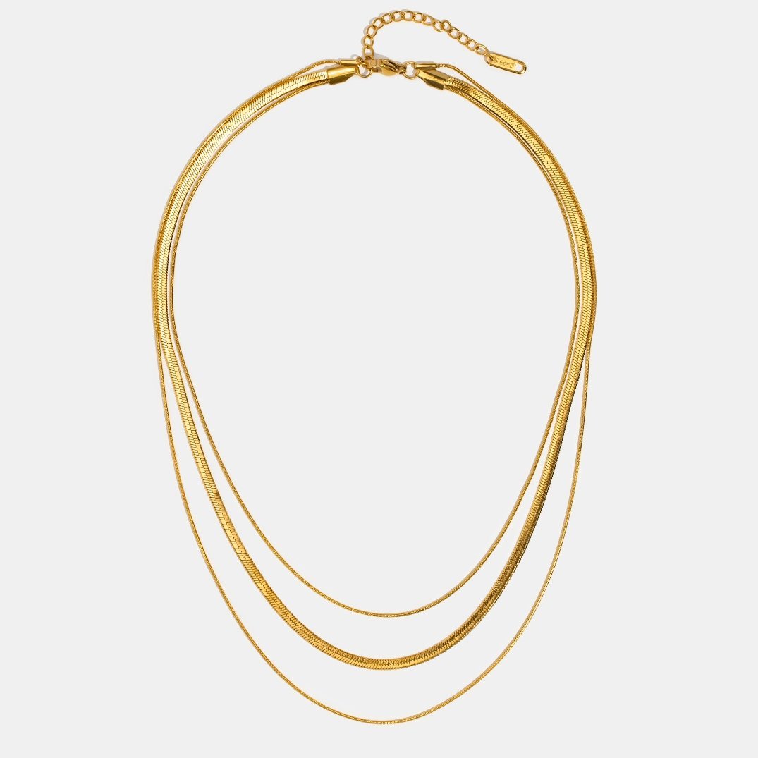 Golden Multi-layer Chain Necklace