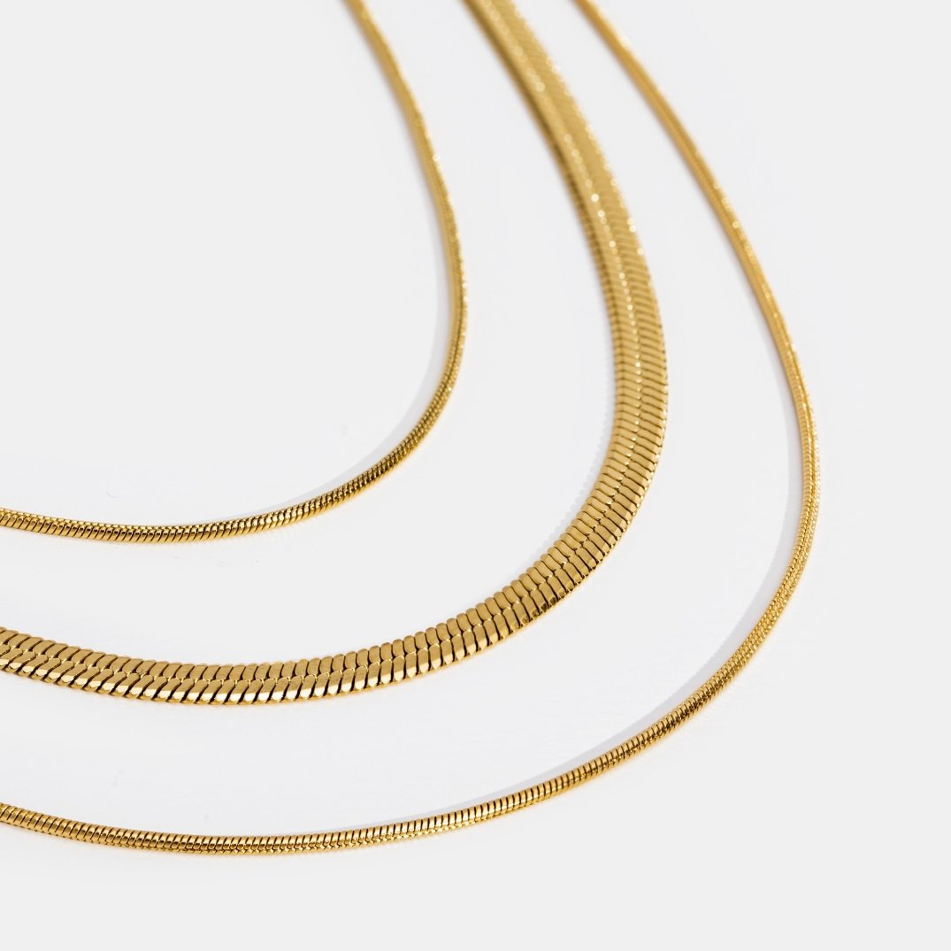Golden Multi-layer Chain Necklace