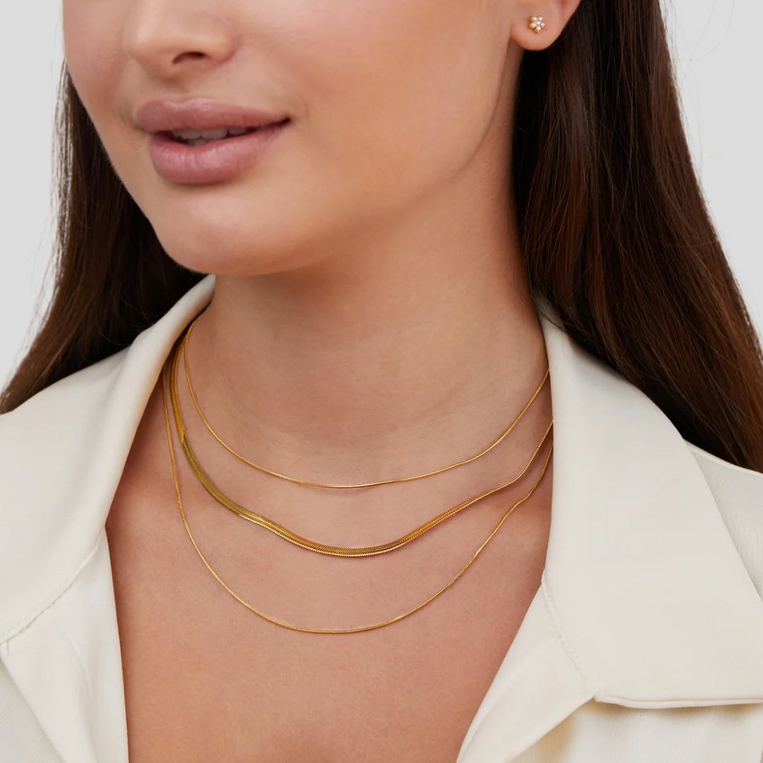 Golden Multi-layer Chain Necklace