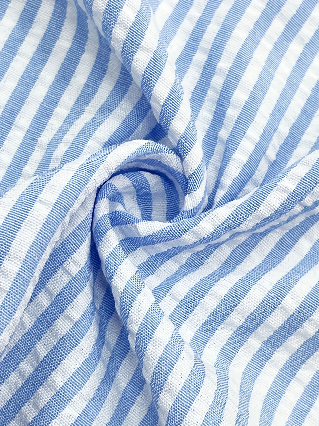 Nienke | Breezy striped beach shirt dress