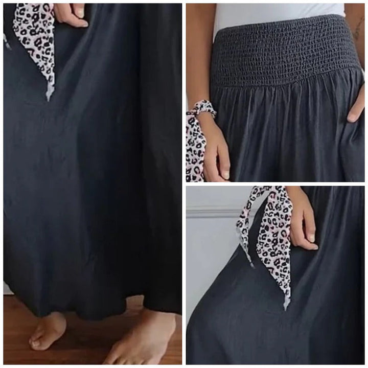 Lilie | Women's wide-leg, high-waisted jeans with pockets