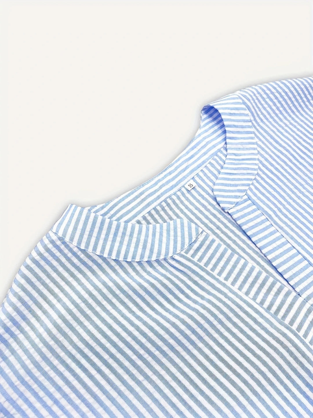 Nienke | Breezy striped beach shirt dress