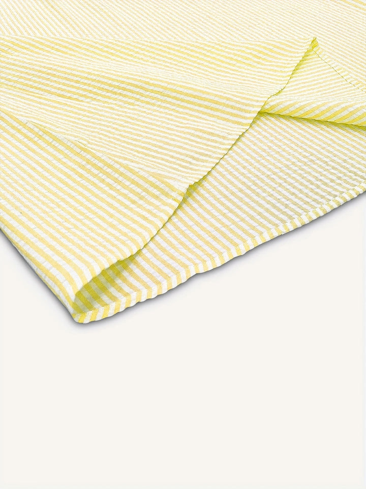 Nienke | Breezy striped beach shirt dress