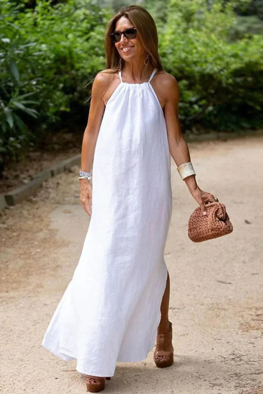 Corsica Dress - Linen and Cotton