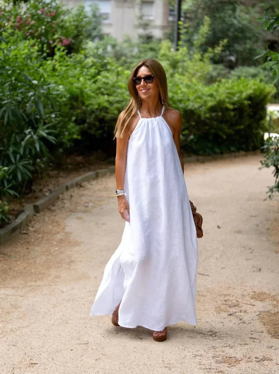 Corsica Dress - Linen and Cotton