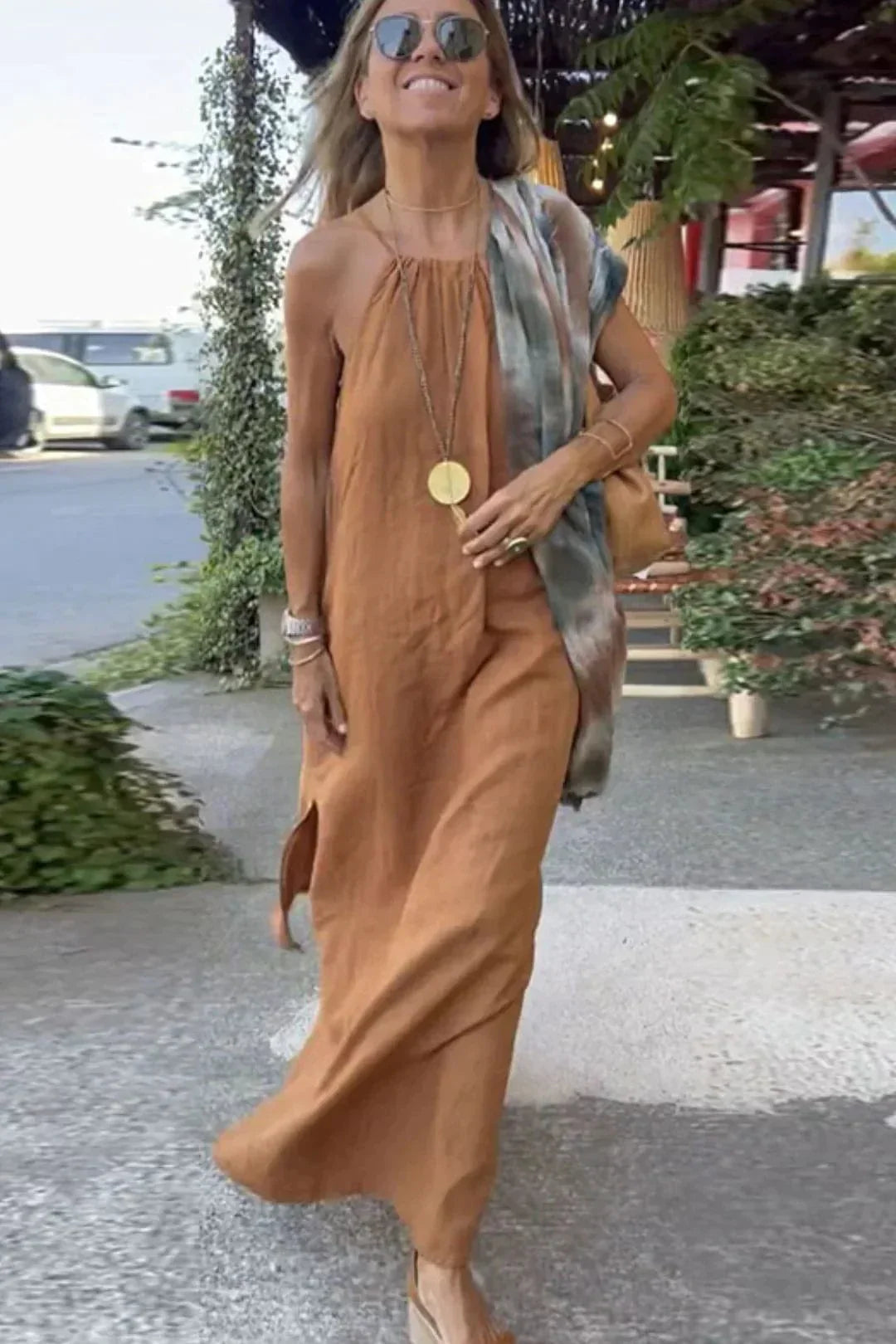 Corsica Dress - Linen and Cotton