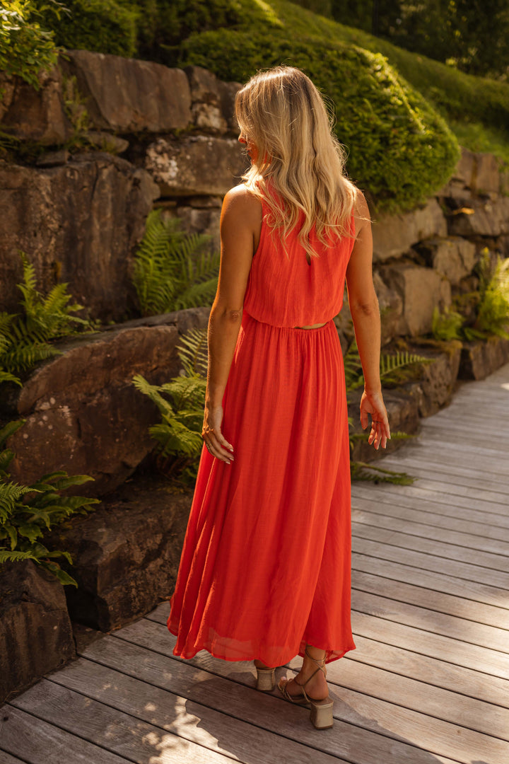 LISA | The summer dress in bright orange