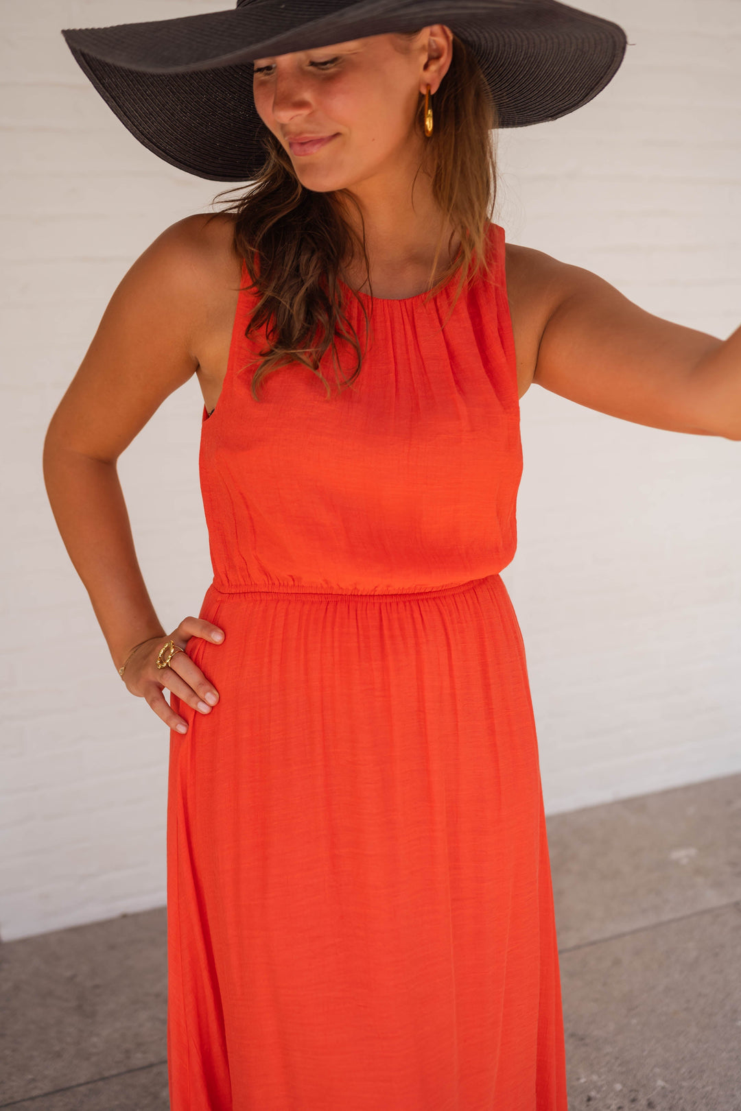 LISA | The summer dress in bright orange