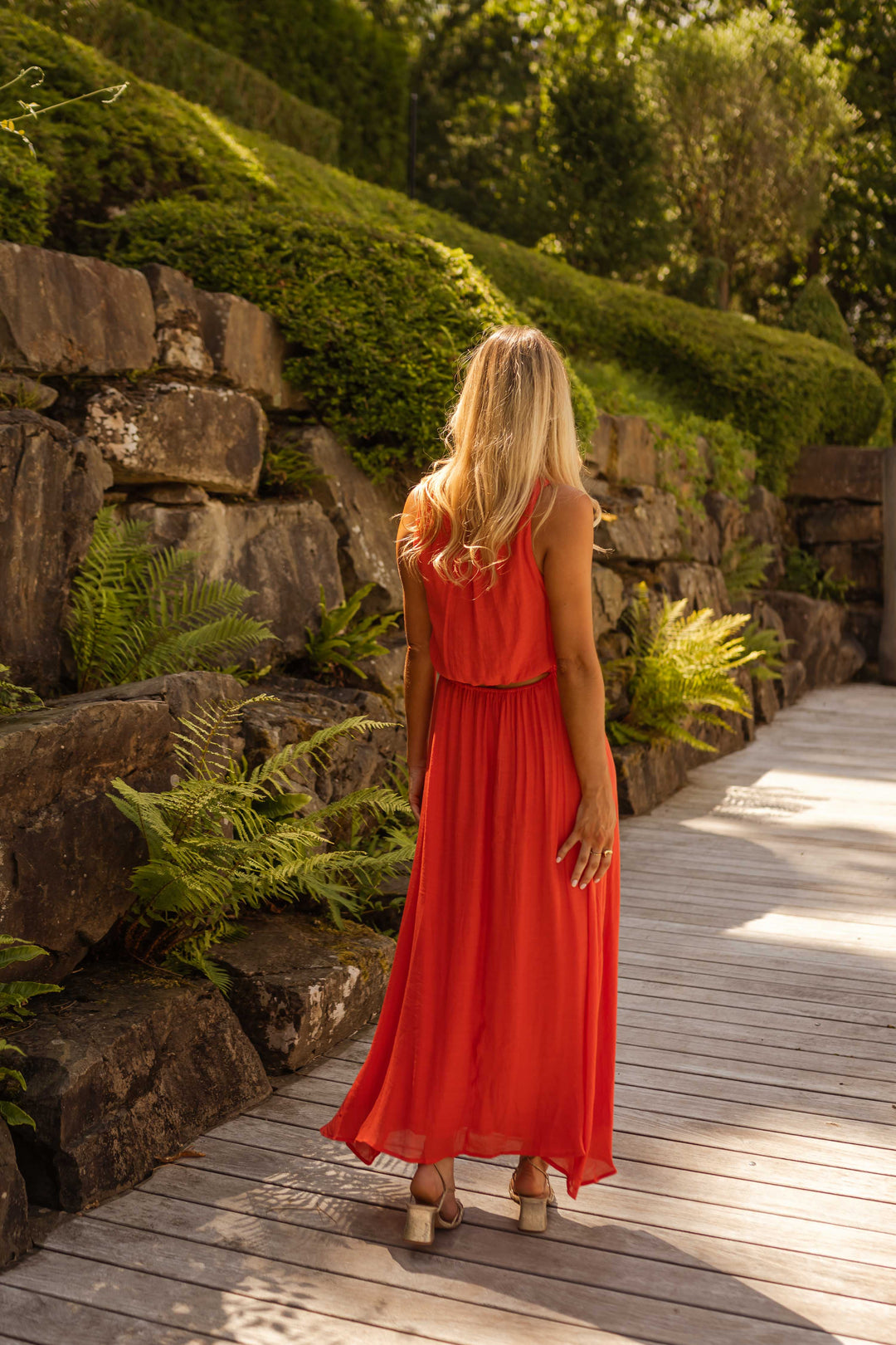 LISA | The summer dress in bright orange