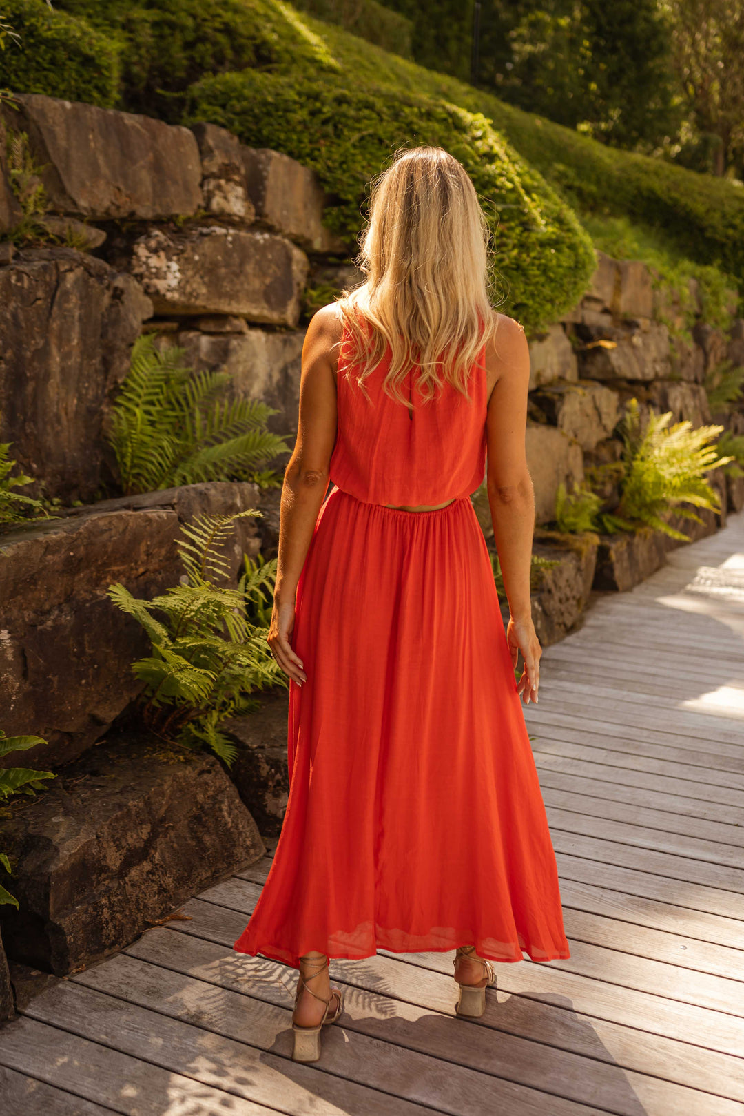LISA | The summer dress in bright orange