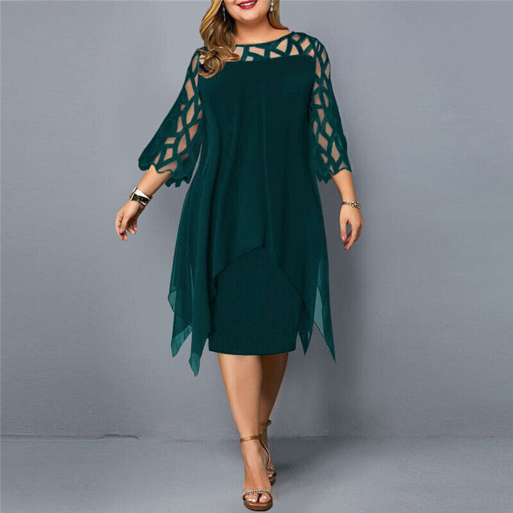 Abalone | Elegant Oversized Midi Dress