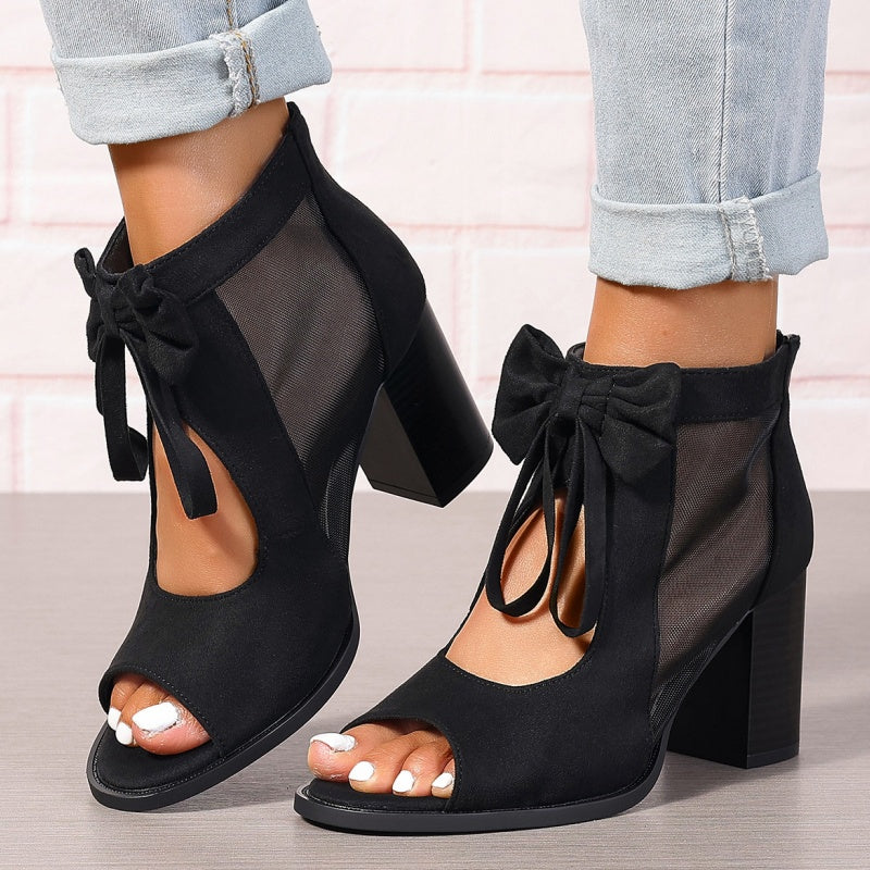 ISABEAU | HEELS WITH BOW CHARM