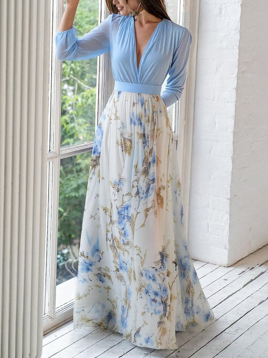 TESSA | Long Floral Dress