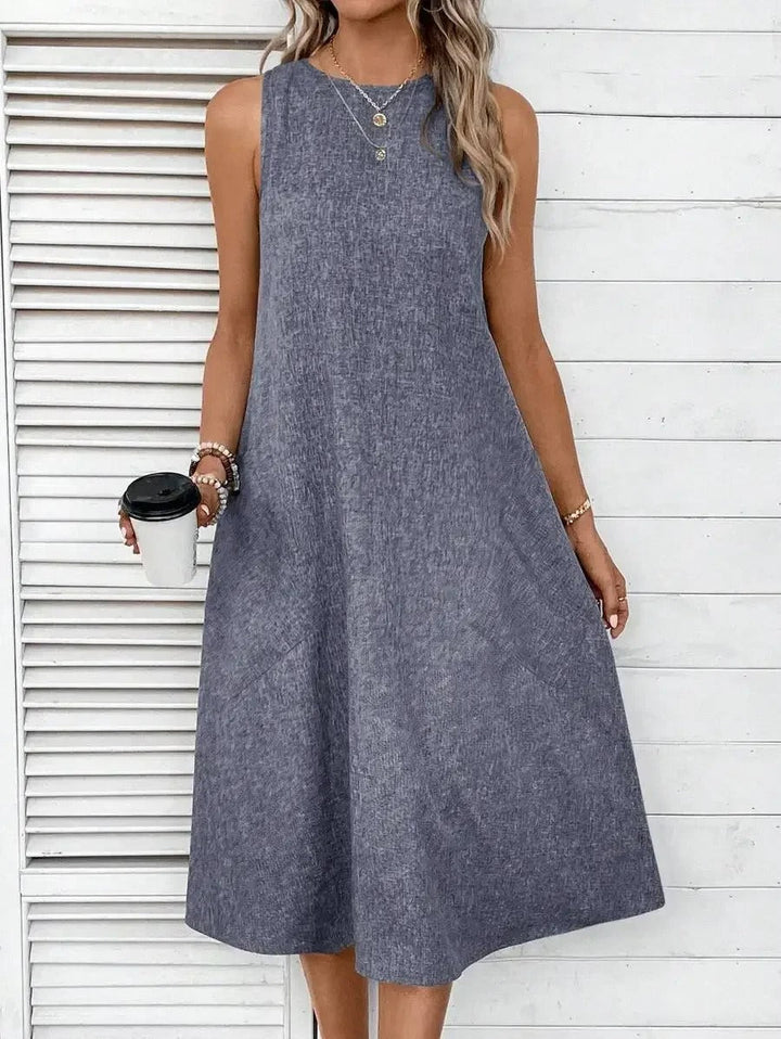 Lena | Relaxed Linen Dress for Spring