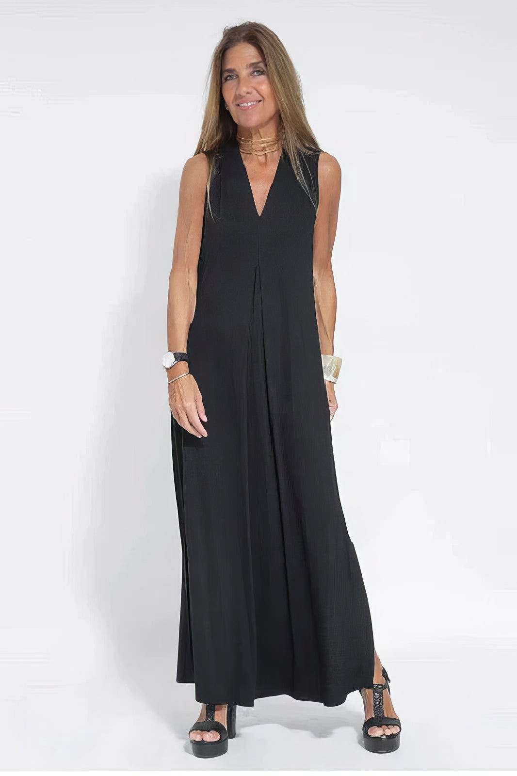 ELISE | Elegant Long Dress with Free Matching Cardigan